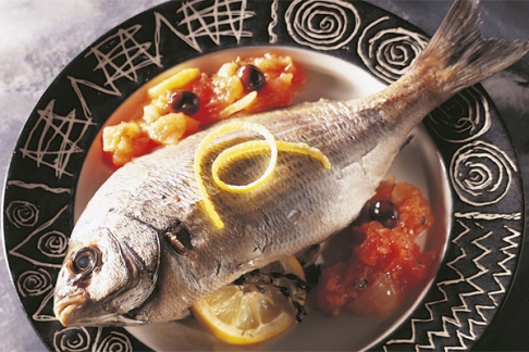 Zeebrasem  la Nicoise