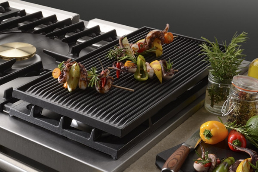 Rigded griddle